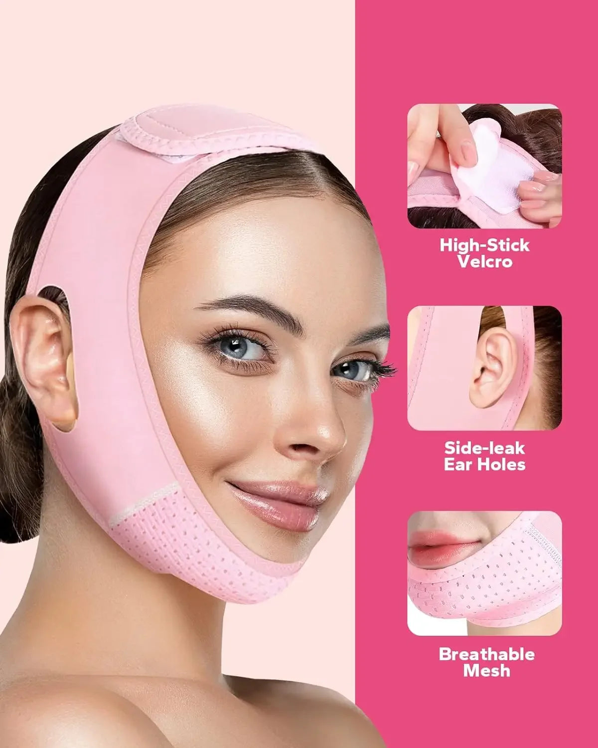 Reusable V-Line Face Slimming Strap – Double Chin Reducer & Lifting Mask