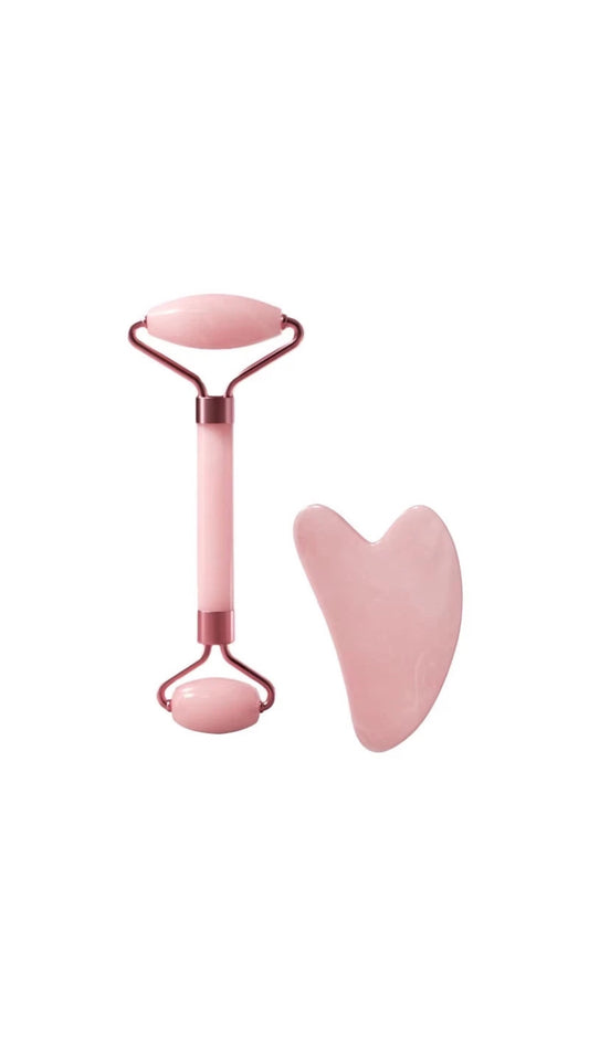 Facial Roller – Jade / Gua Sha Beauty Tool