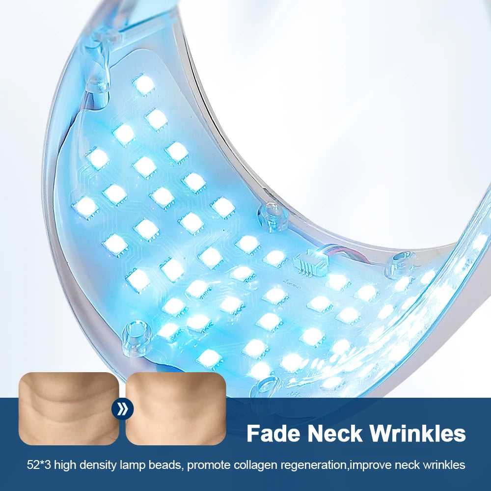 LED Face & Neck Massager – 7 Color Light Therapy