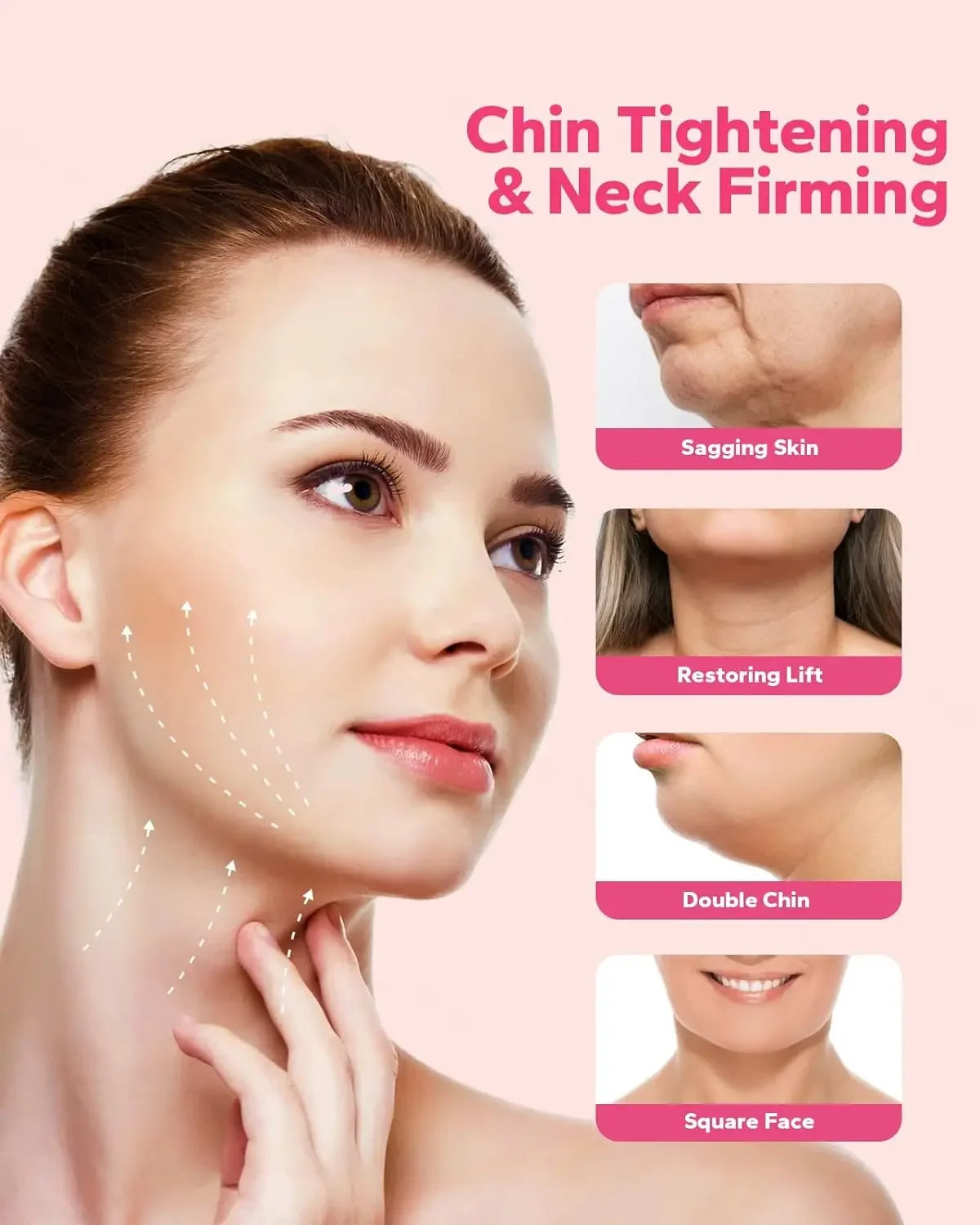 Reusable V-Line Face Slimming Strap – Double Chin Reducer & Lifting Mask